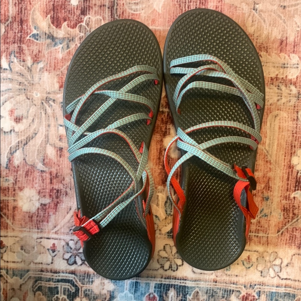 Chaco Aquamarine Adjustable Sport Sandals